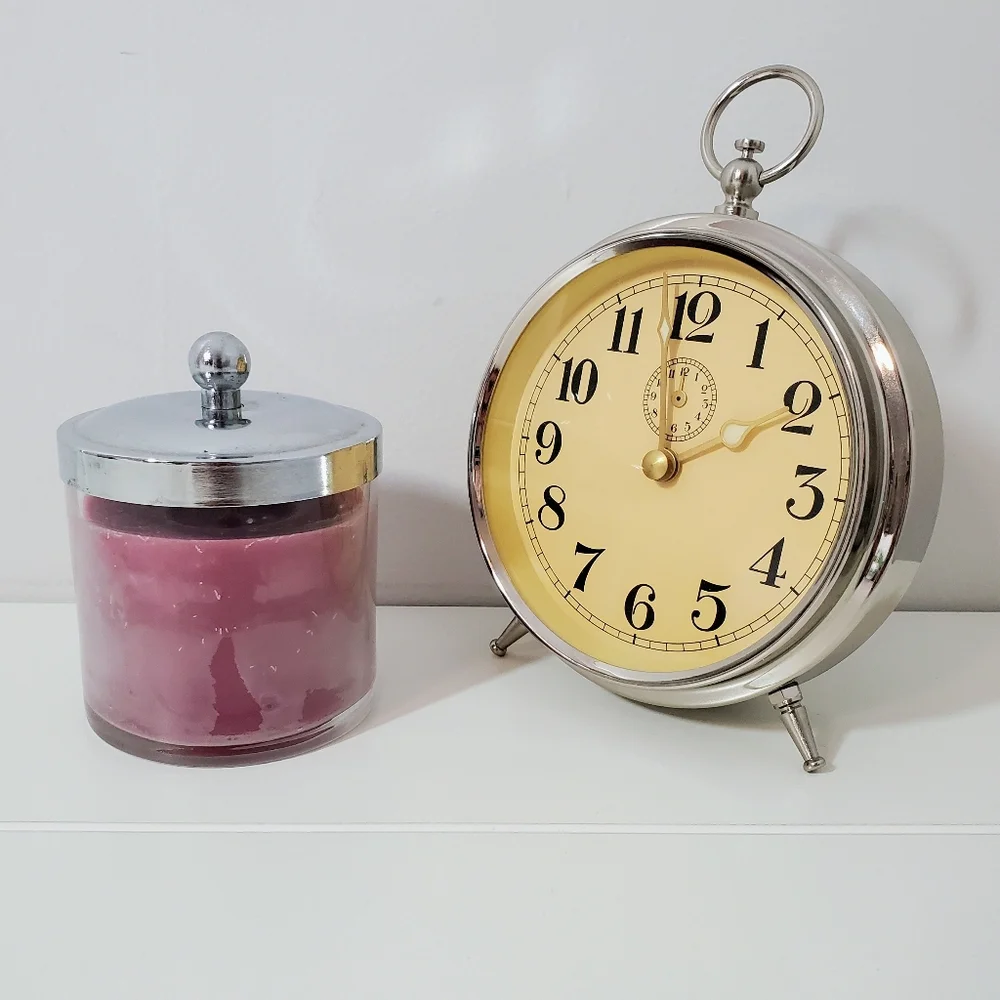 Target 3 X 3 Filled Glass Jar Candle With Silver Lid - 6.5 Oz. Plum